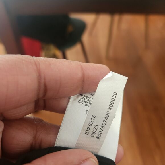 NWT Express Warm Tone Floral Crew Neck Long Sleeve Mini Shift Dress Women's Med - Picture 9 of 9